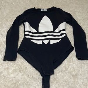 Black Adidas bodysuit
